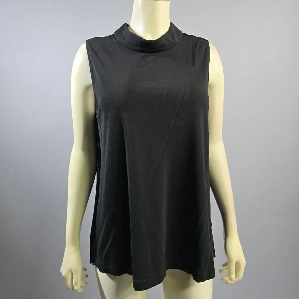 Etcetera Size 8 Classic Black Tank Top R3